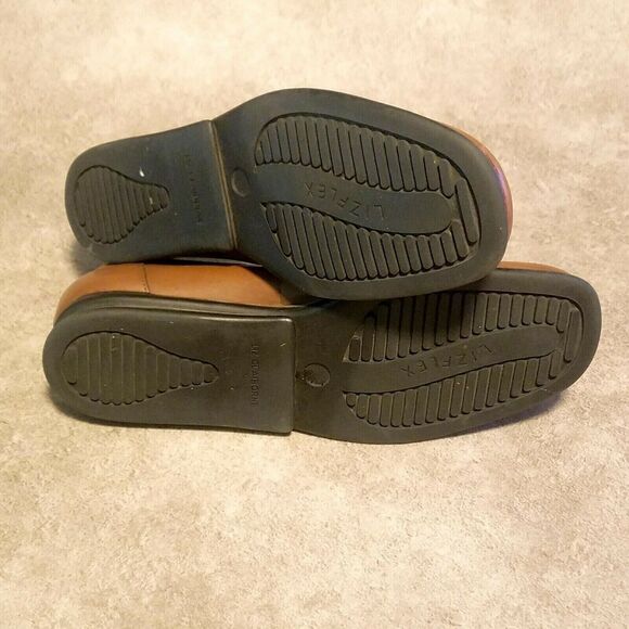 Lizflex by Liz Claiborne Womens Charleston Sz 7 Brown Leather Slip On Loafers - Picture 8 of 9